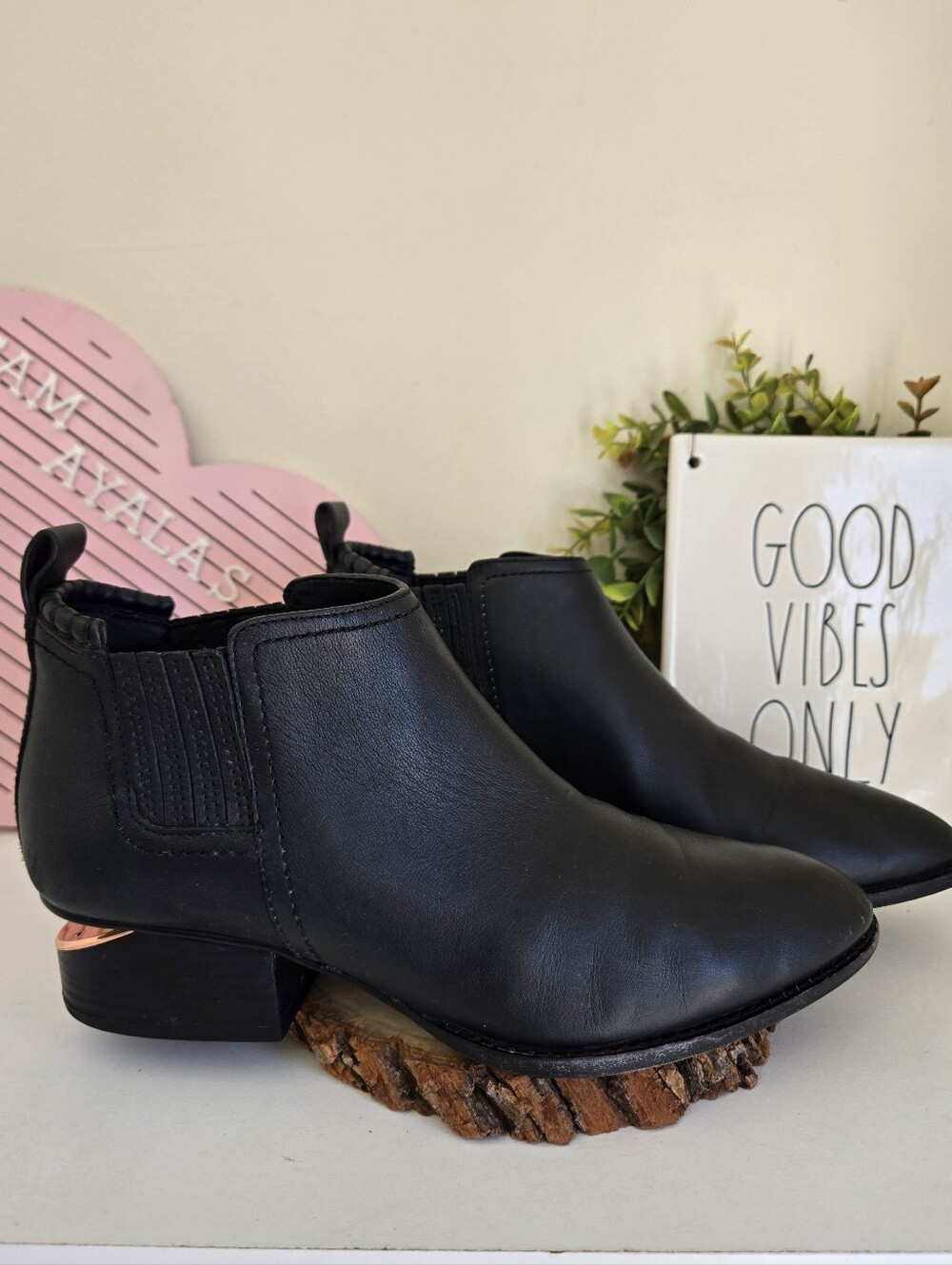Alexander Wang Kori Booti  Black Women's Ankle Boots - Sleek Chelsea Style 37